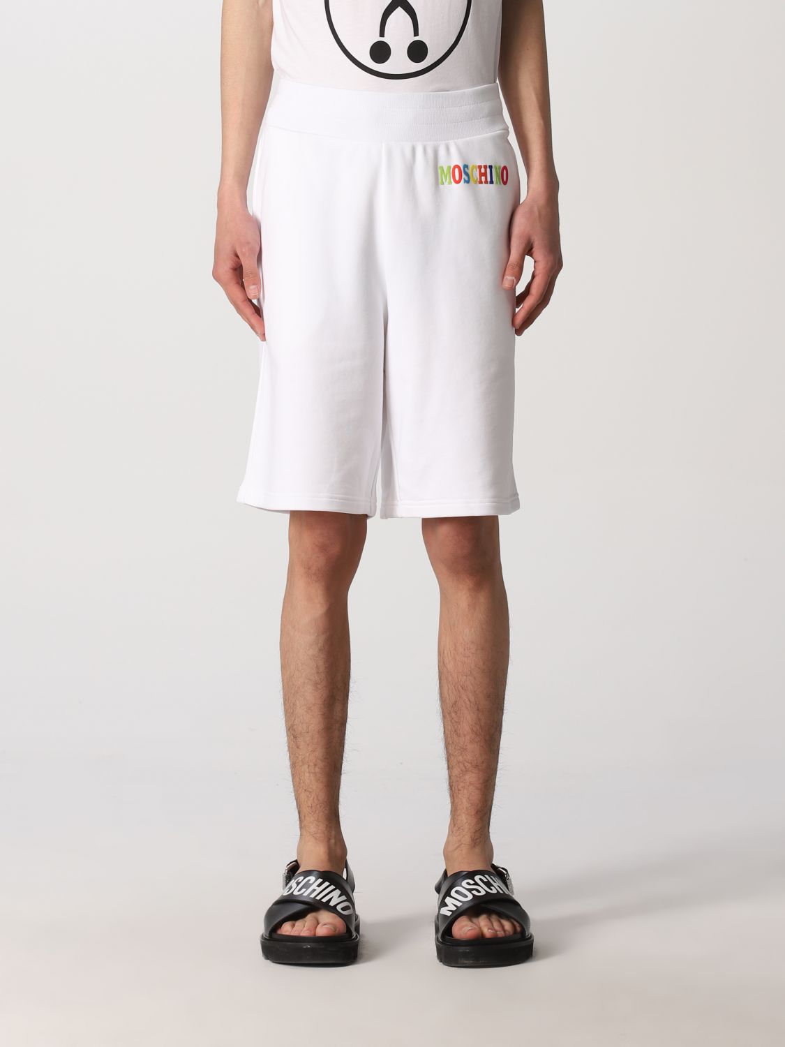 Short Moschino Couture: Moschino Couture men bermuda shorts white 1