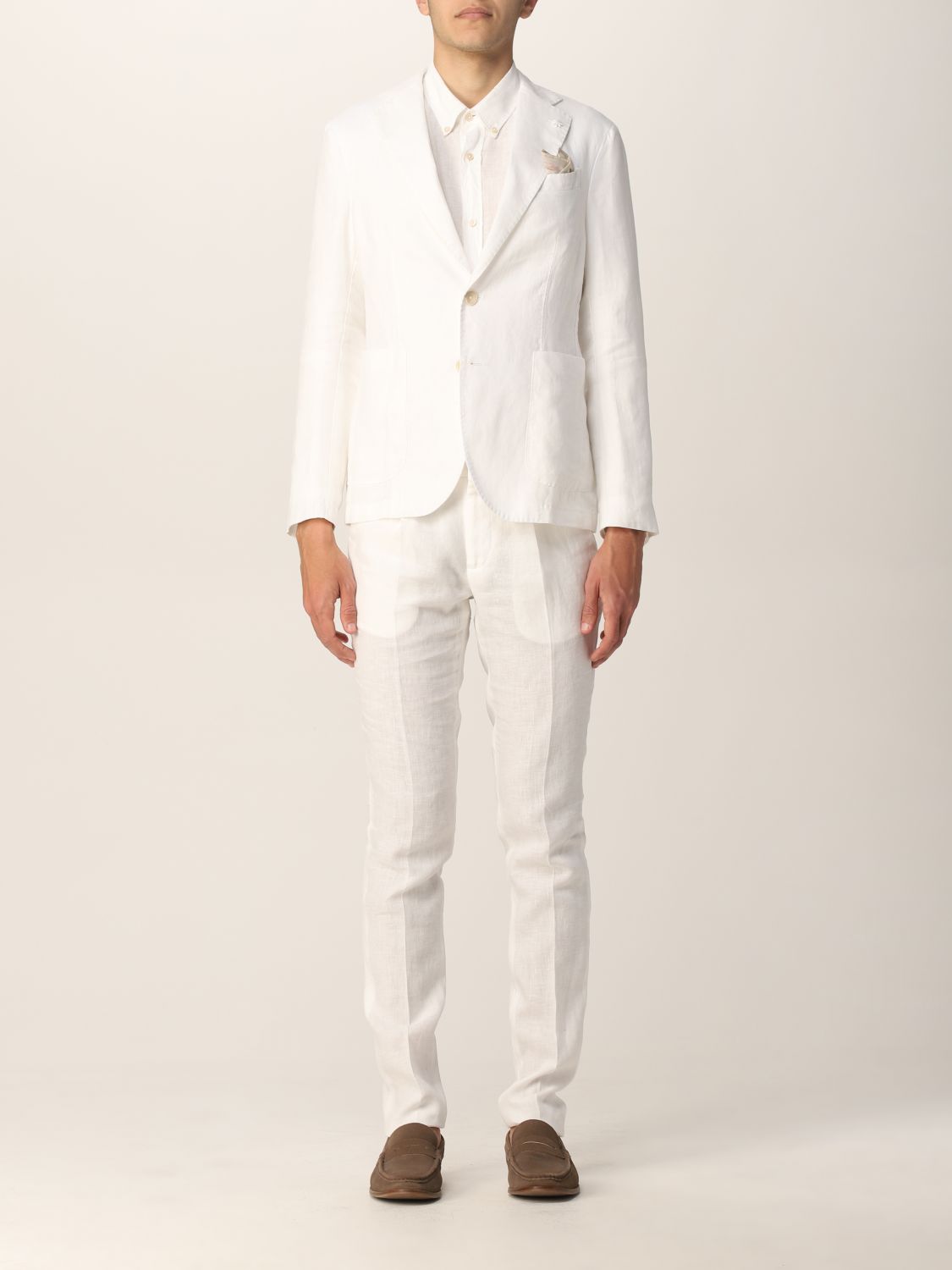 Suit Manuel Ritz: Suit men Manuel Ritz white 1