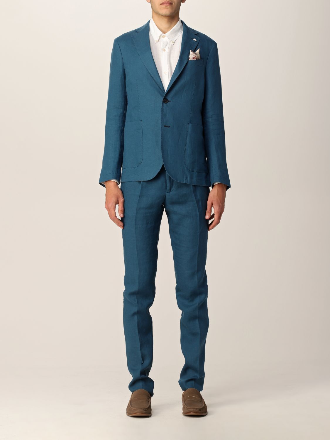 Suit Manuel Ritz: Suit men Manuel Ritz turquoise 1