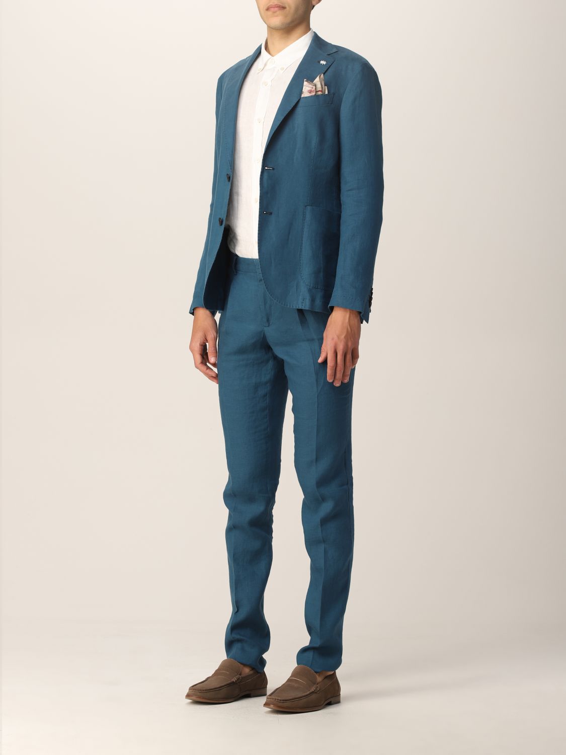 Suit Manuel Ritz: Suit men Manuel Ritz turquoise 4