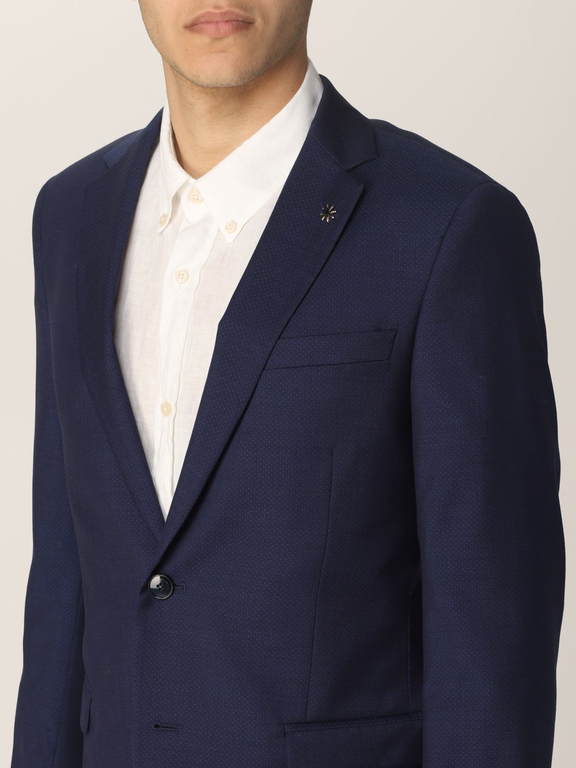 Suit Manuel Ritz: Suit men Manuel Ritz blue 5