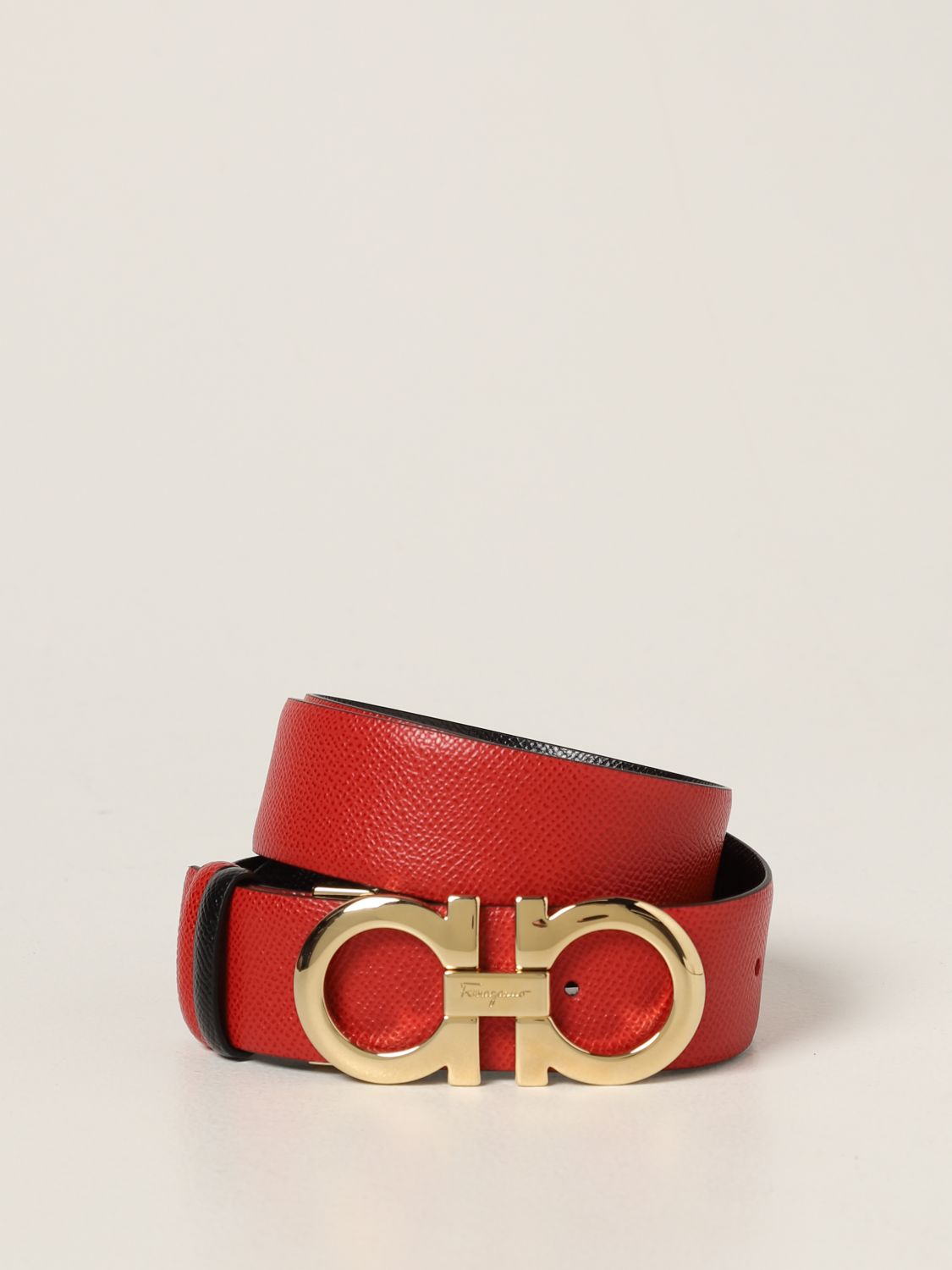 Red Salvatore Ferragamo belt