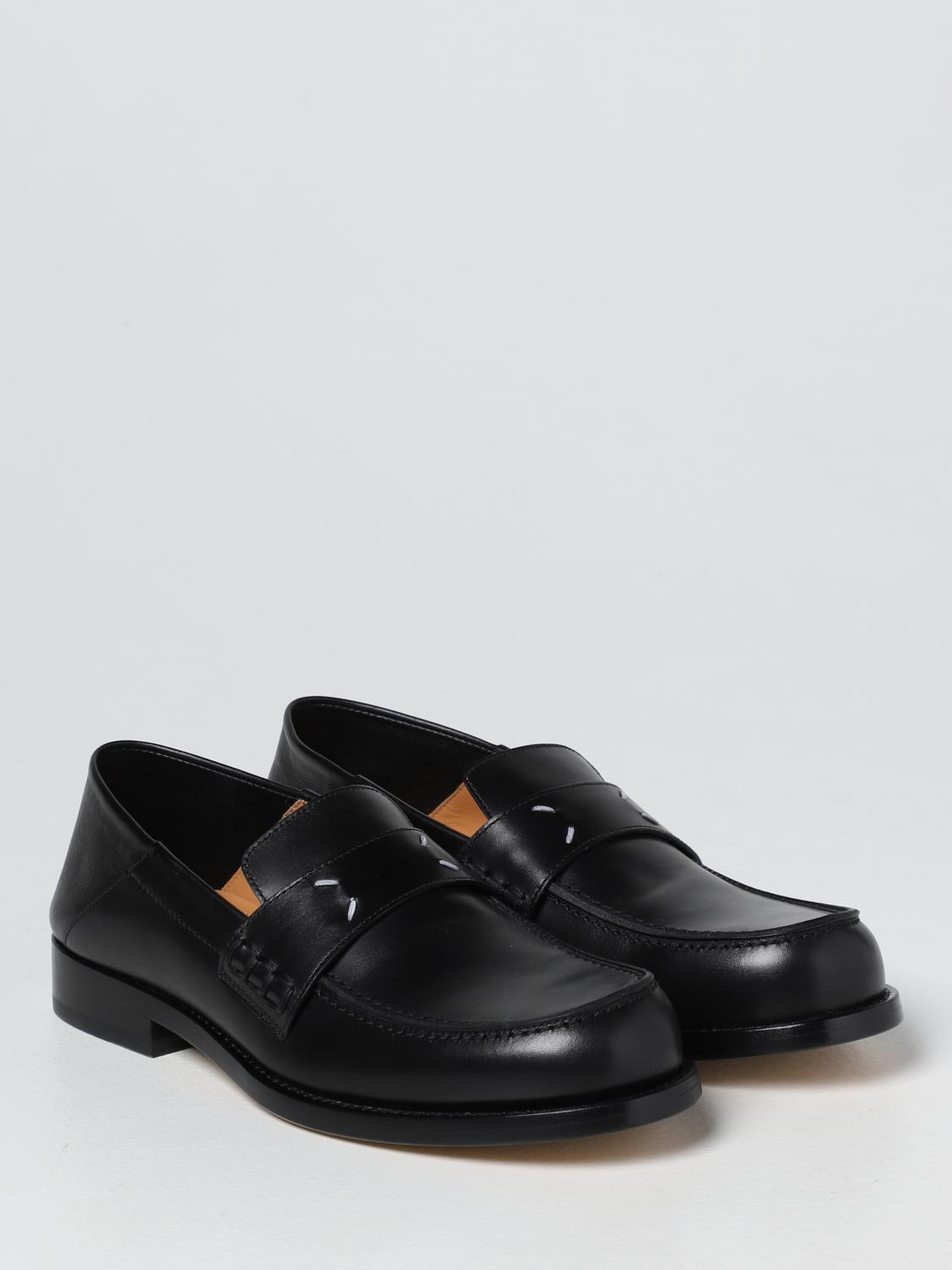 MAISON MARGIELA: leather loafers - Black | Maison Margiela loafers