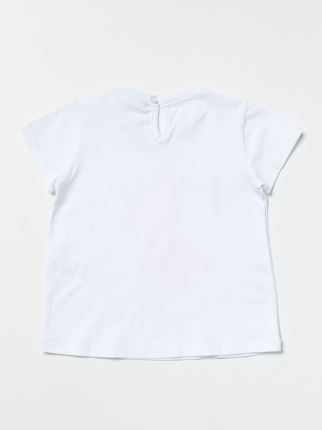 T-shirt Gaëlle Paris: T-shirt Gaëlle Paris in cotone con stampa bianco 1 2