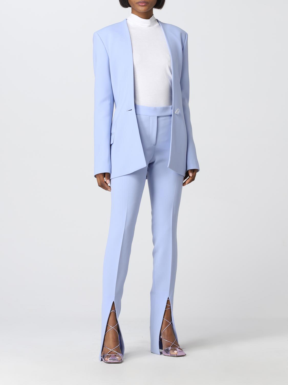 THE ATTICO: Veste femme - Bleu Ciel | Blazer The Attico 222WCG30E043  GIGLIO.COM