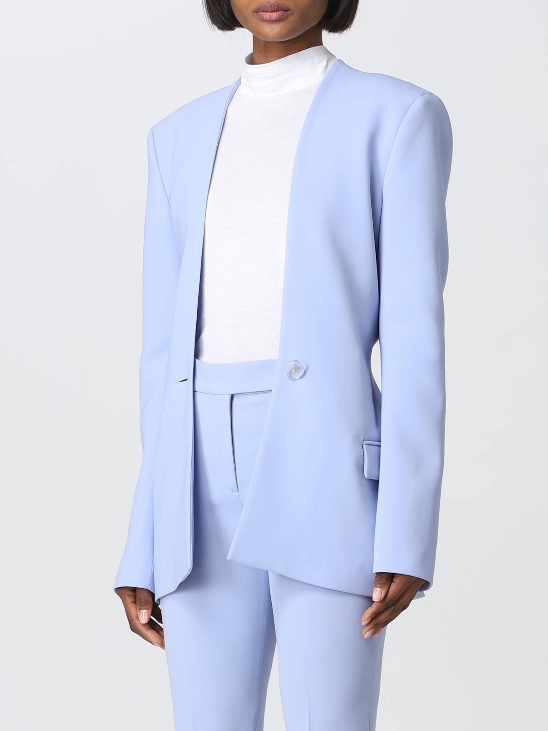 THE ATTICO: Veste femme - Bleu Ciel | Blazer The Attico 222WCG30E043  GIGLIO.COM