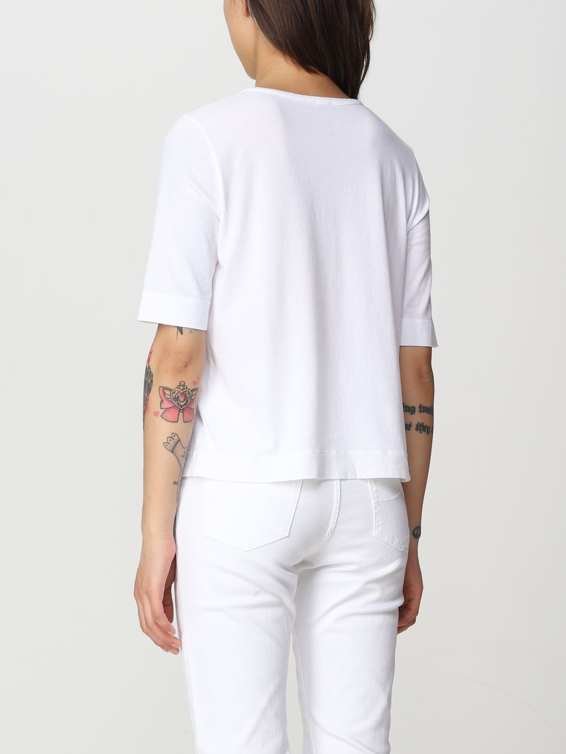 T-Shirt Malo: Malo T-shirt in stretch cotton jersey white 2