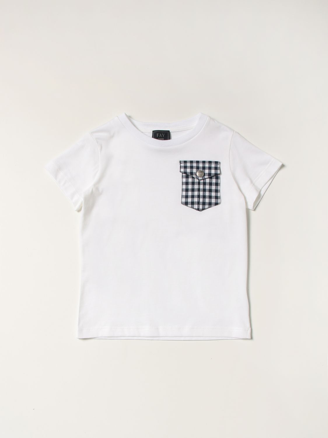 Camiseta Fay: Camiseta niños Fay blanco 1