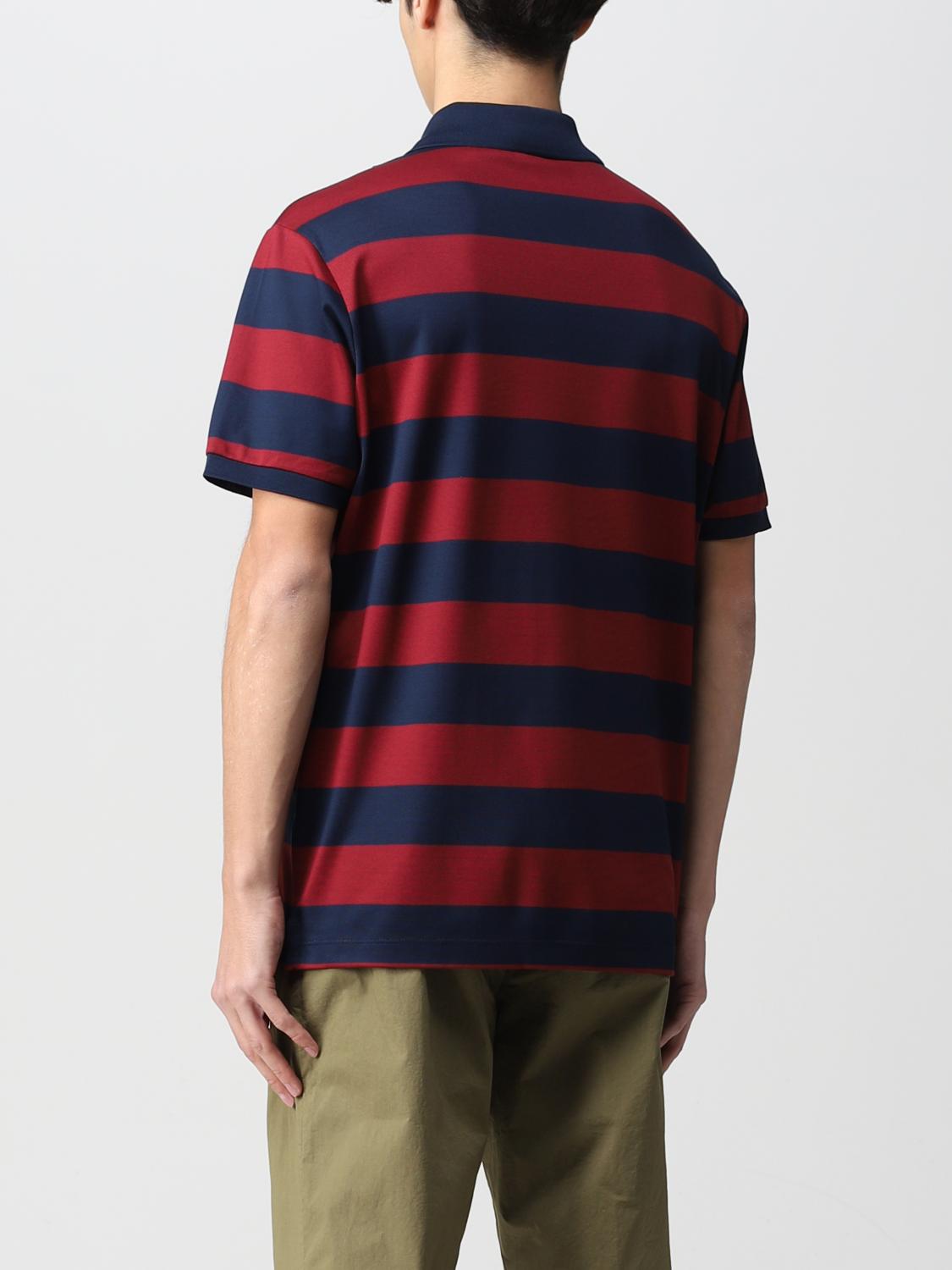 PAUL \u0026 SHARK: Polo shirt men - Burgundy 