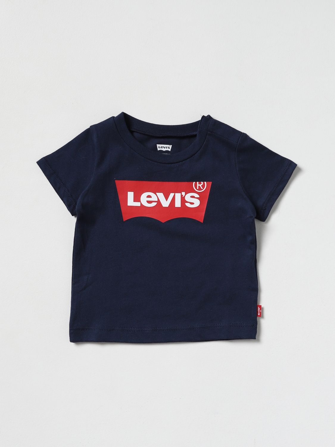 T-shirt Levi's: T-shirt Levi's in cotone con logo blue 1