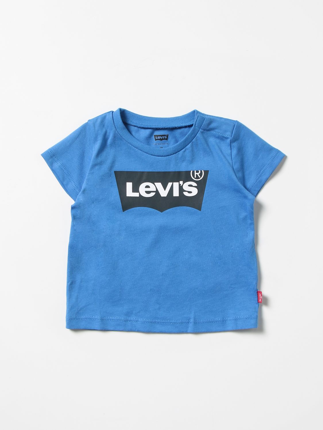 Levi's Babies' T恤  儿童 颜色 浅蓝色 In Gnawed Blue