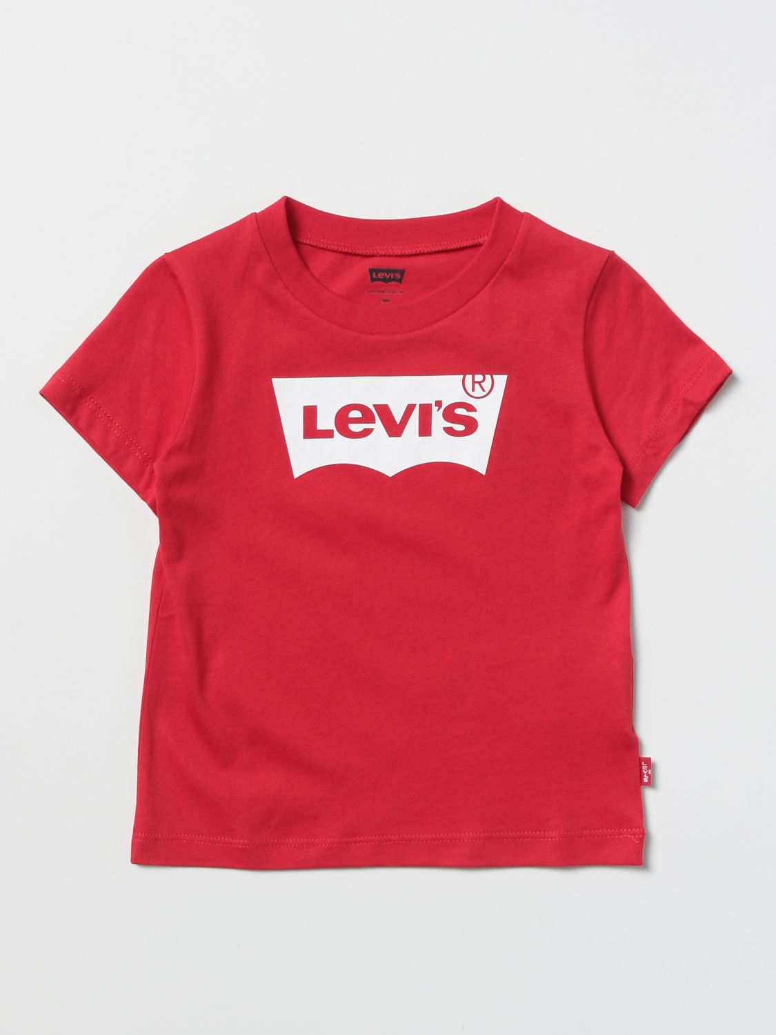T-shirt Levi's: T-shirt Levi's in cotone con logo rosso 1