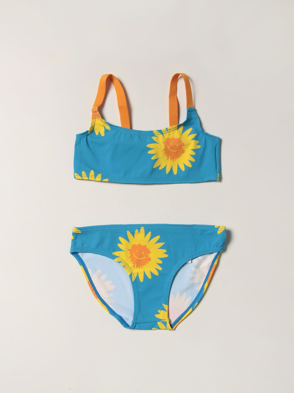 Swimsuit Stella Mccartney: Stella Mccartney swimsuit for girls sky blue 1