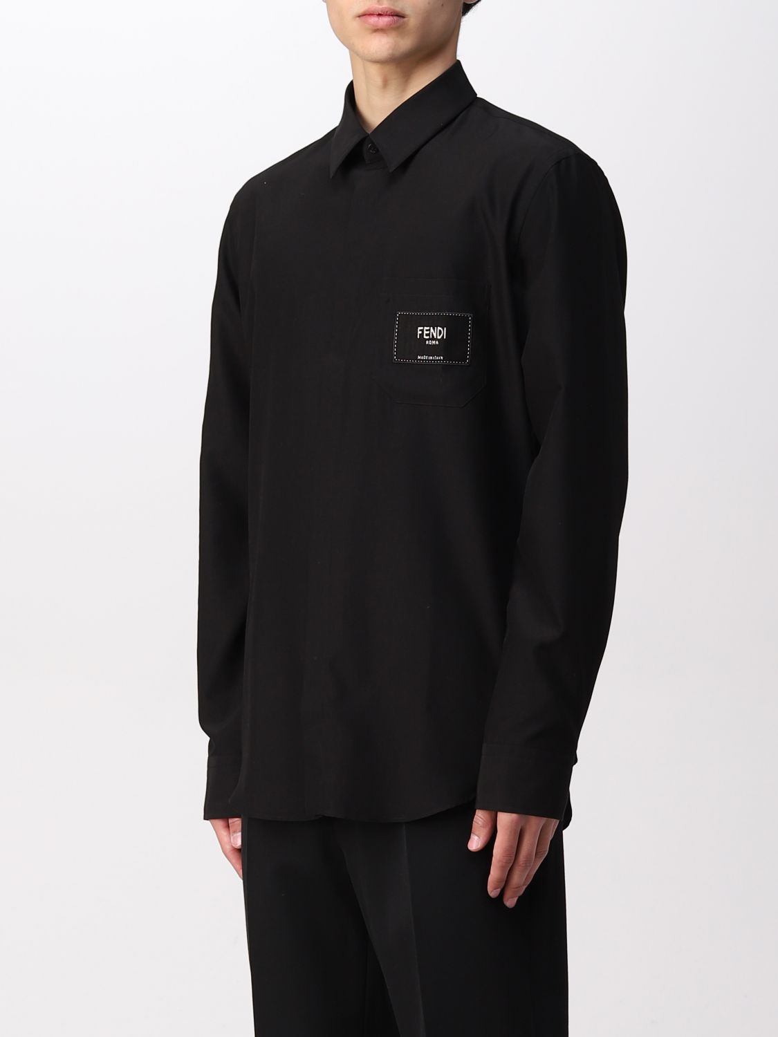 black fendi shirt mens