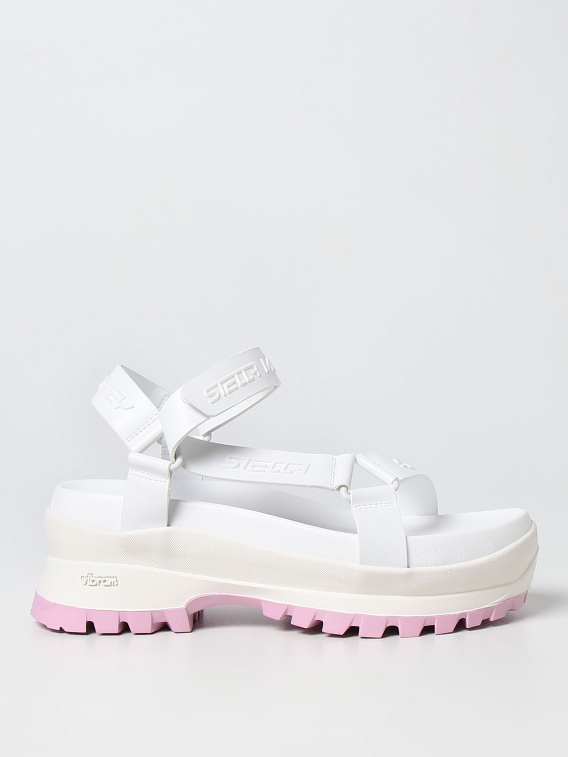 Stella Mccartney Trace Soft Eco Sandals  In White