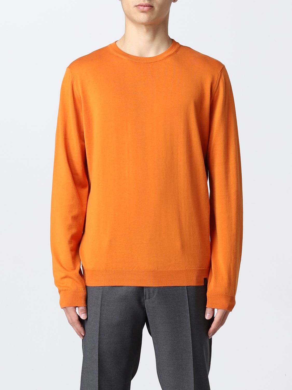 Fay Jumper  Men In Orange