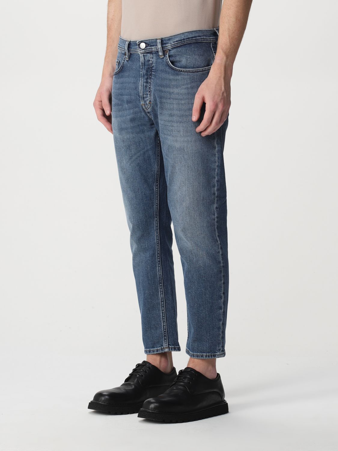 Jeans Acne Studios: Acne Studios cropped jeans in washed denim blue 4