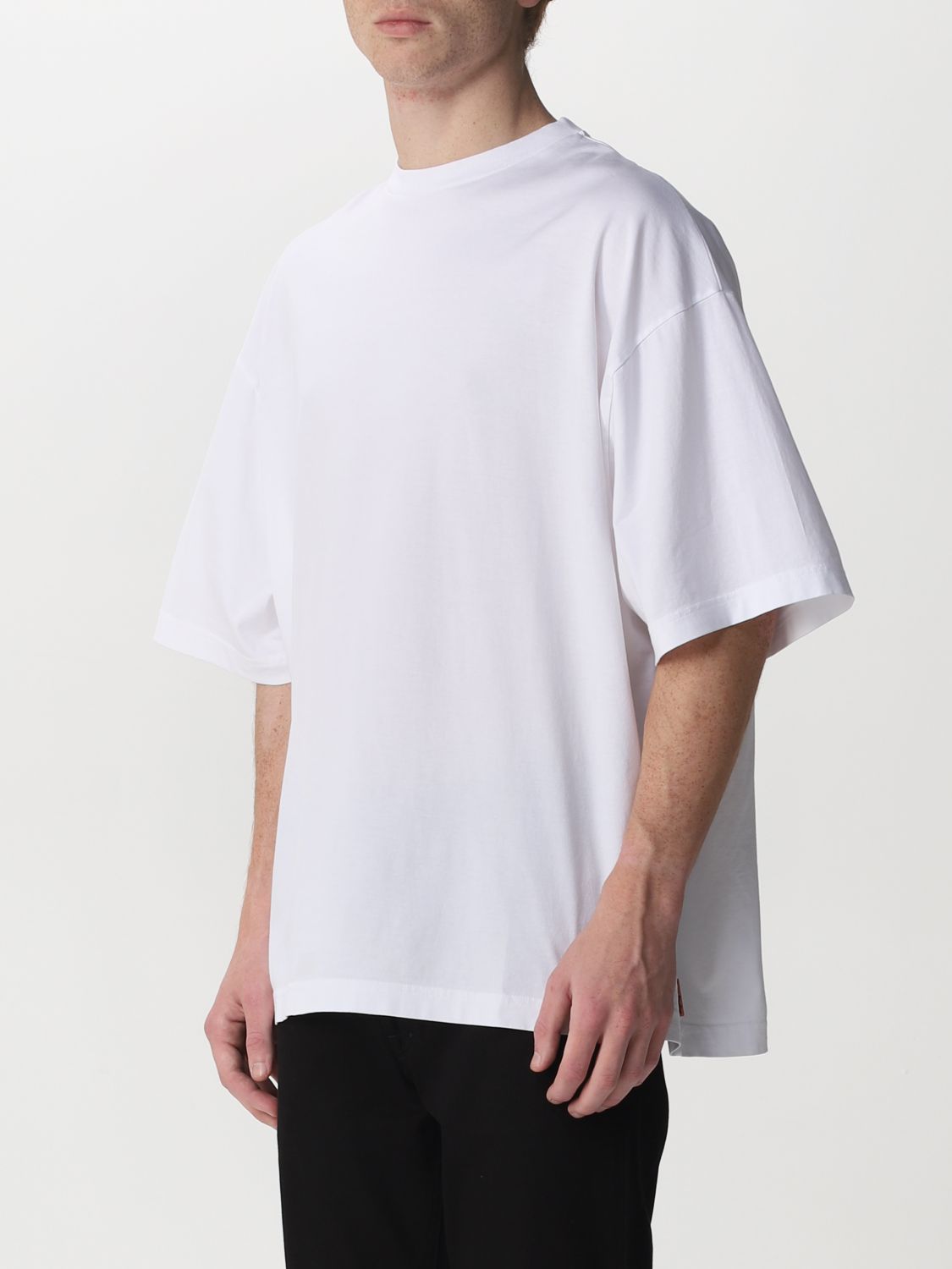 Litterær kunst Krudt Instruere ACNE STUDIOS: organic cotton T-shirt - White | Acne Studios t-shirt BL0268  online on GIGLIO.COM