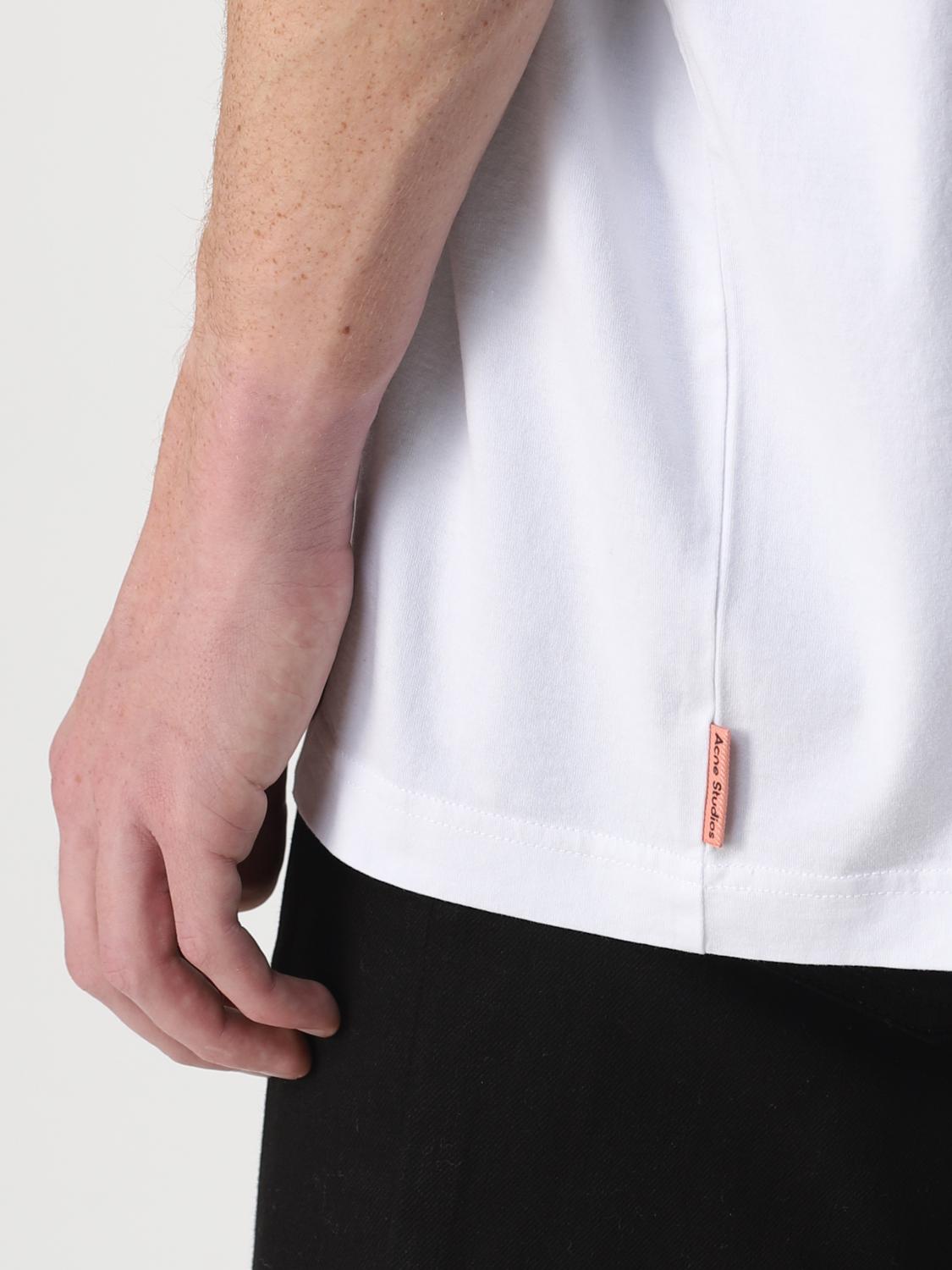 T-Shirt Acne Studios: Acne Studios Herren T-Shirt weiß 5