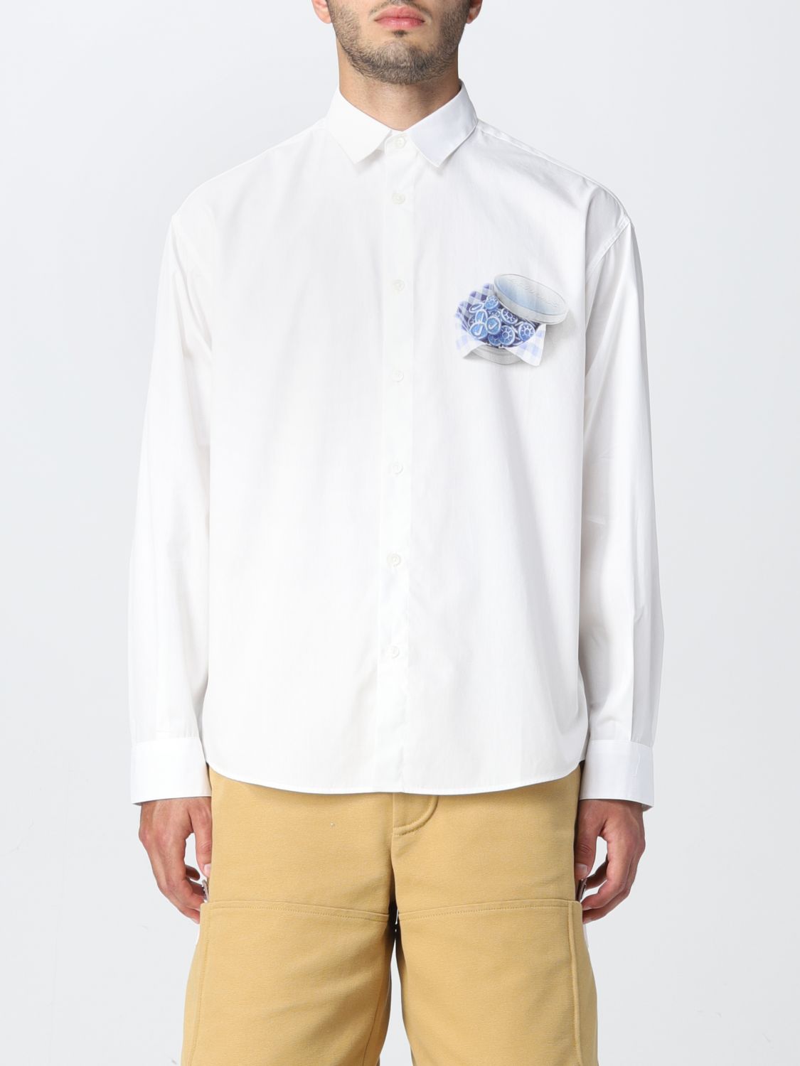 Рубашка Jacquemus: Рубашка Мужское Jacquemus белый 1 1