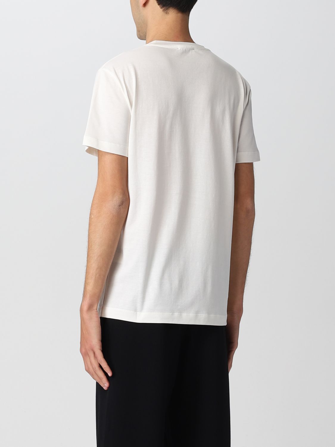 Camiseta Roberto Collina: Camiseta hombre Roberto Collina blanco 2