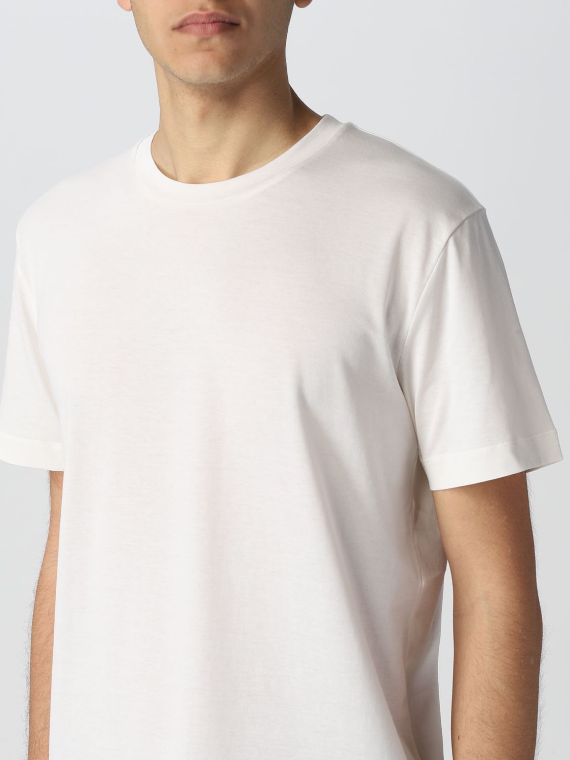 T-shirt Roberto Collina: T-shirt Roberto Collina homme blanc 3