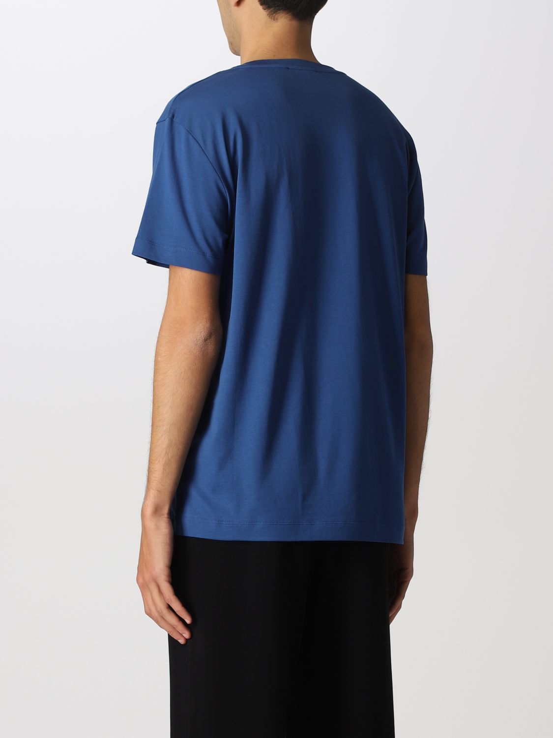 Camiseta Roberto Collina: Camiseta hombre Roberto Collina azul oscuro 2