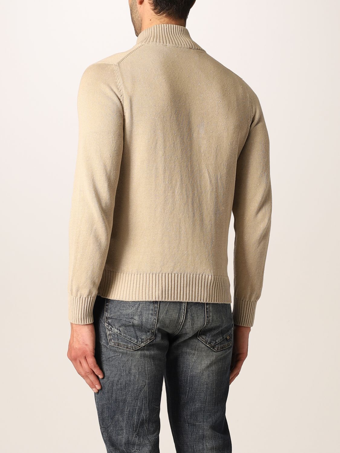 Cardigan Zanone: Sweater men Zanone beige 2