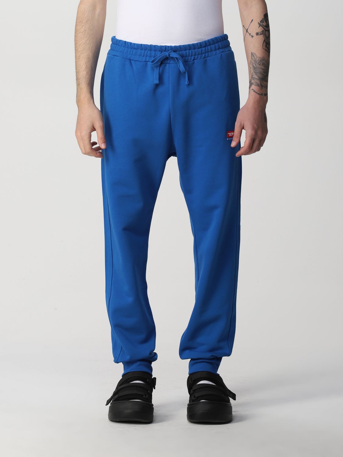 DIESEL: pants for man - Blue | Diesel pants A037700BAWT online on ...