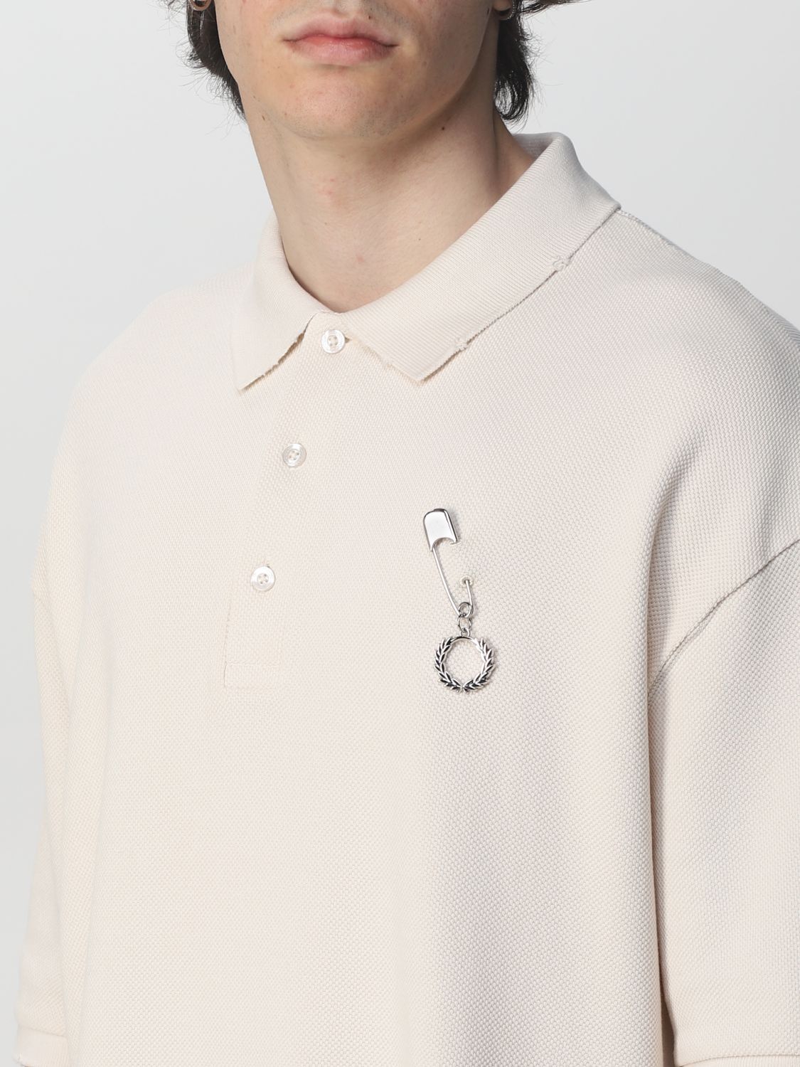 FRED PERRY BY RAF SIMONS：ポロシャツ メンズ - ホワイト | GIGLIO