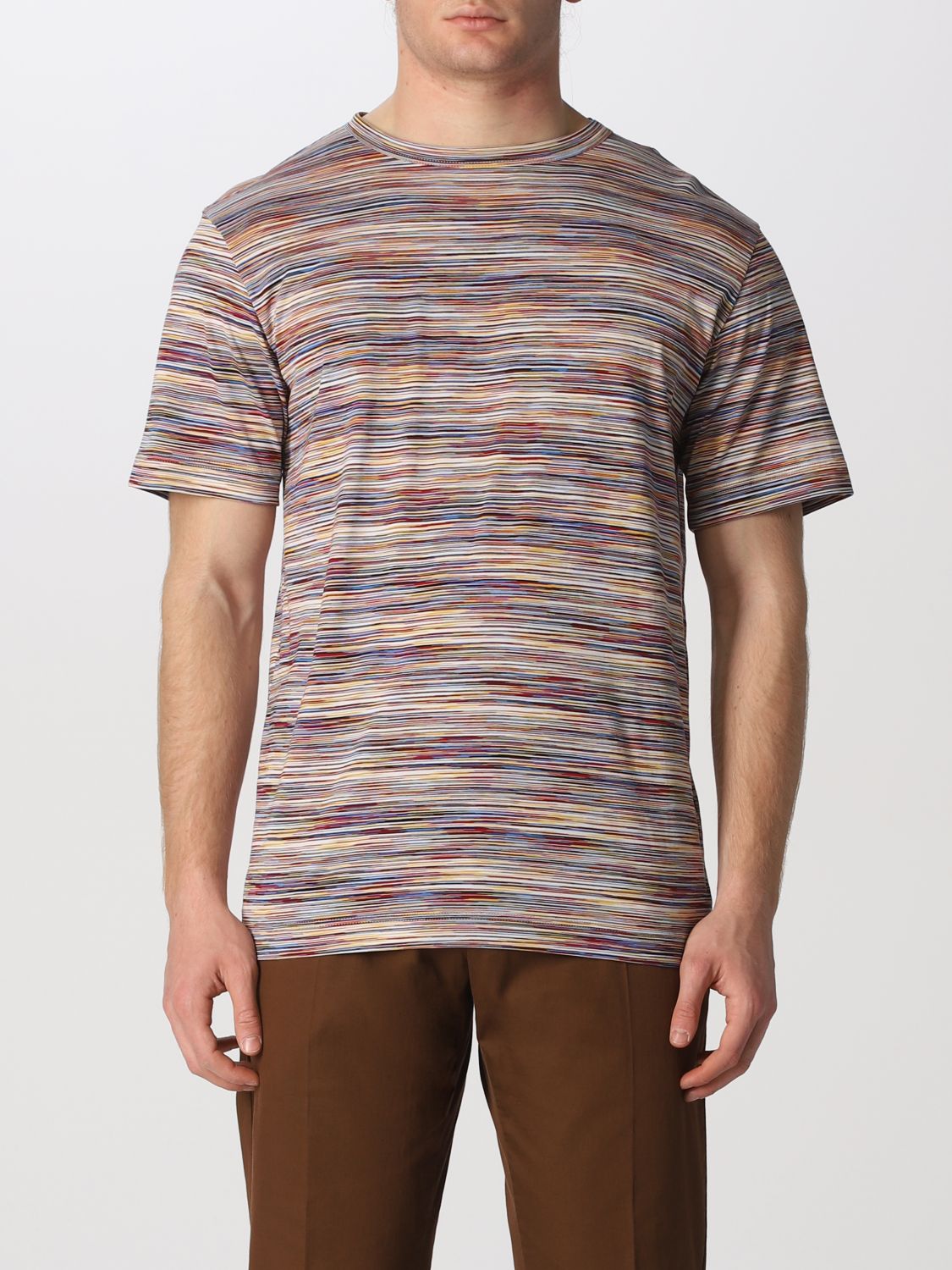 T-shirt Missoni: T-shirt Missoni homme multicolore 1