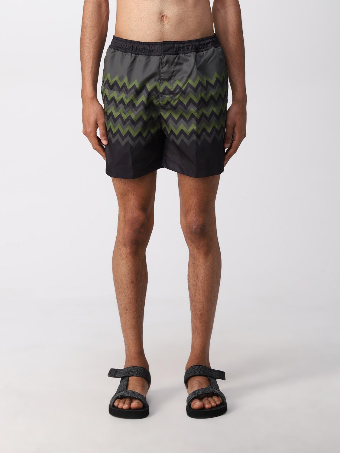 MISSONI zigzag swim shorts Green Missoni swimsuit US22SP01BW00GV