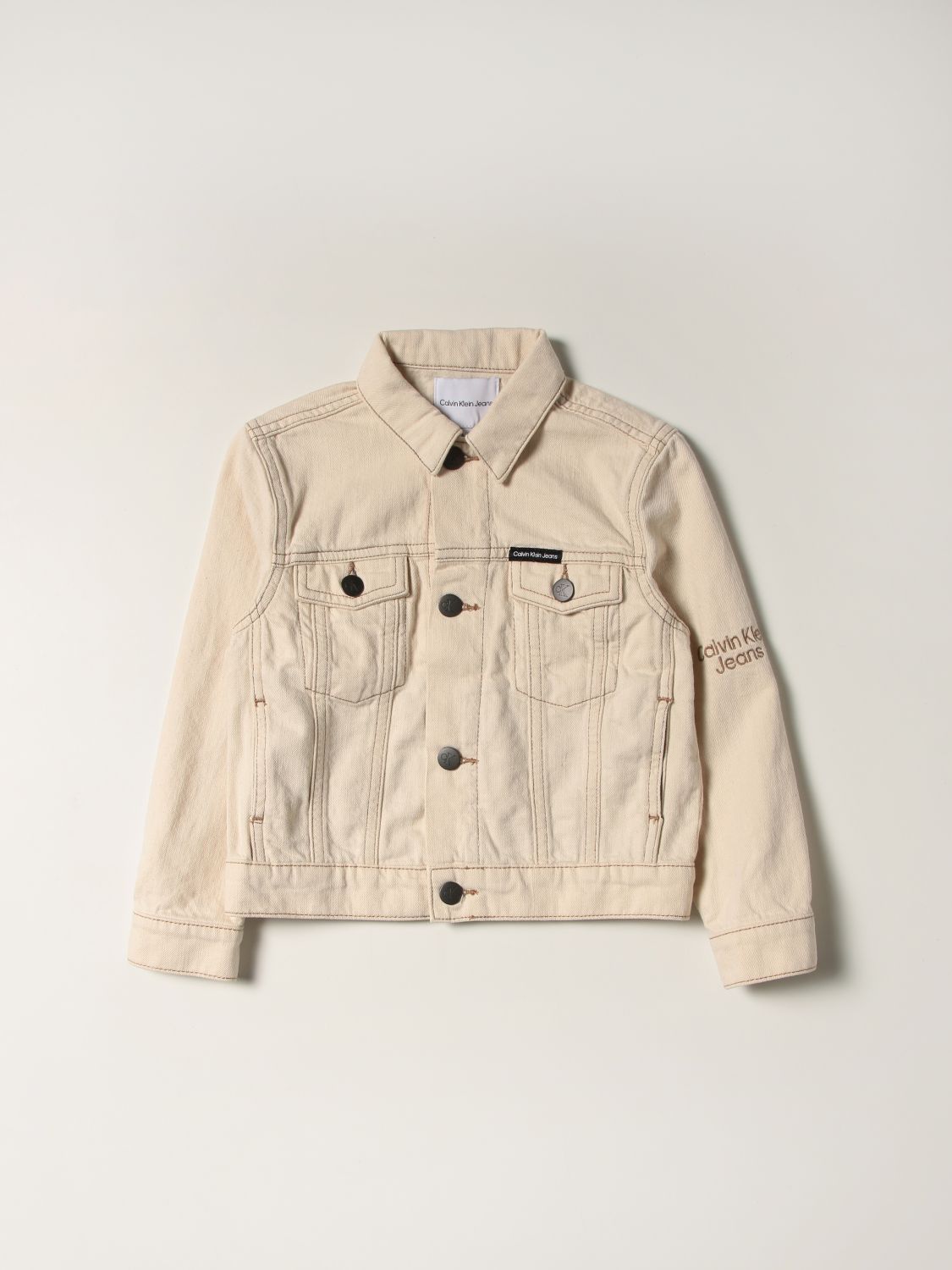 calvin klein beige jacket