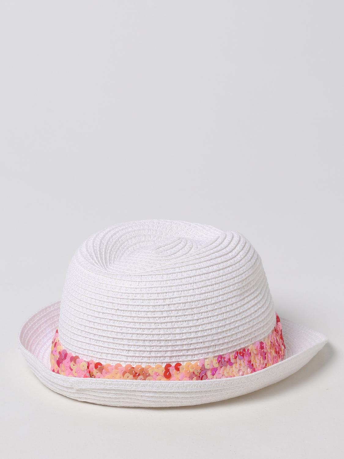 BILLIEBLUSH: Cappello di paglia con paillettes - Bianco | Cappello Bimba  Billieblush U11104 GIGLIO.COM