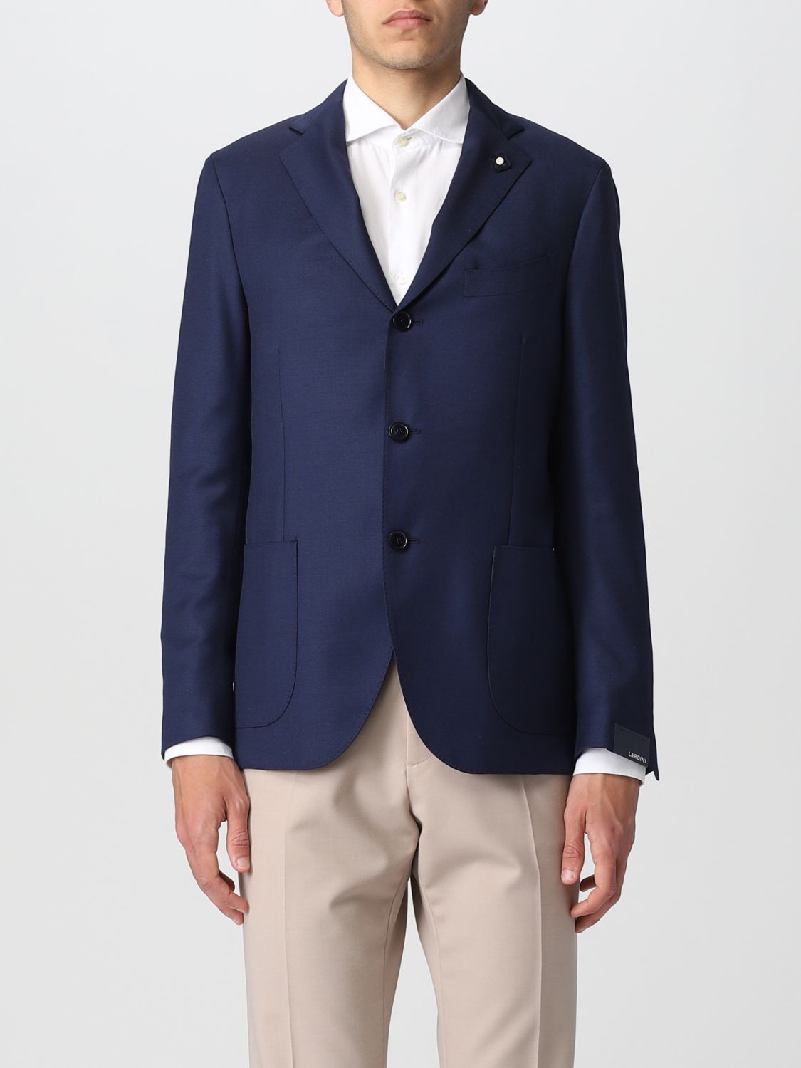 Blazer Lardini: Jacket men Lardini blue 1