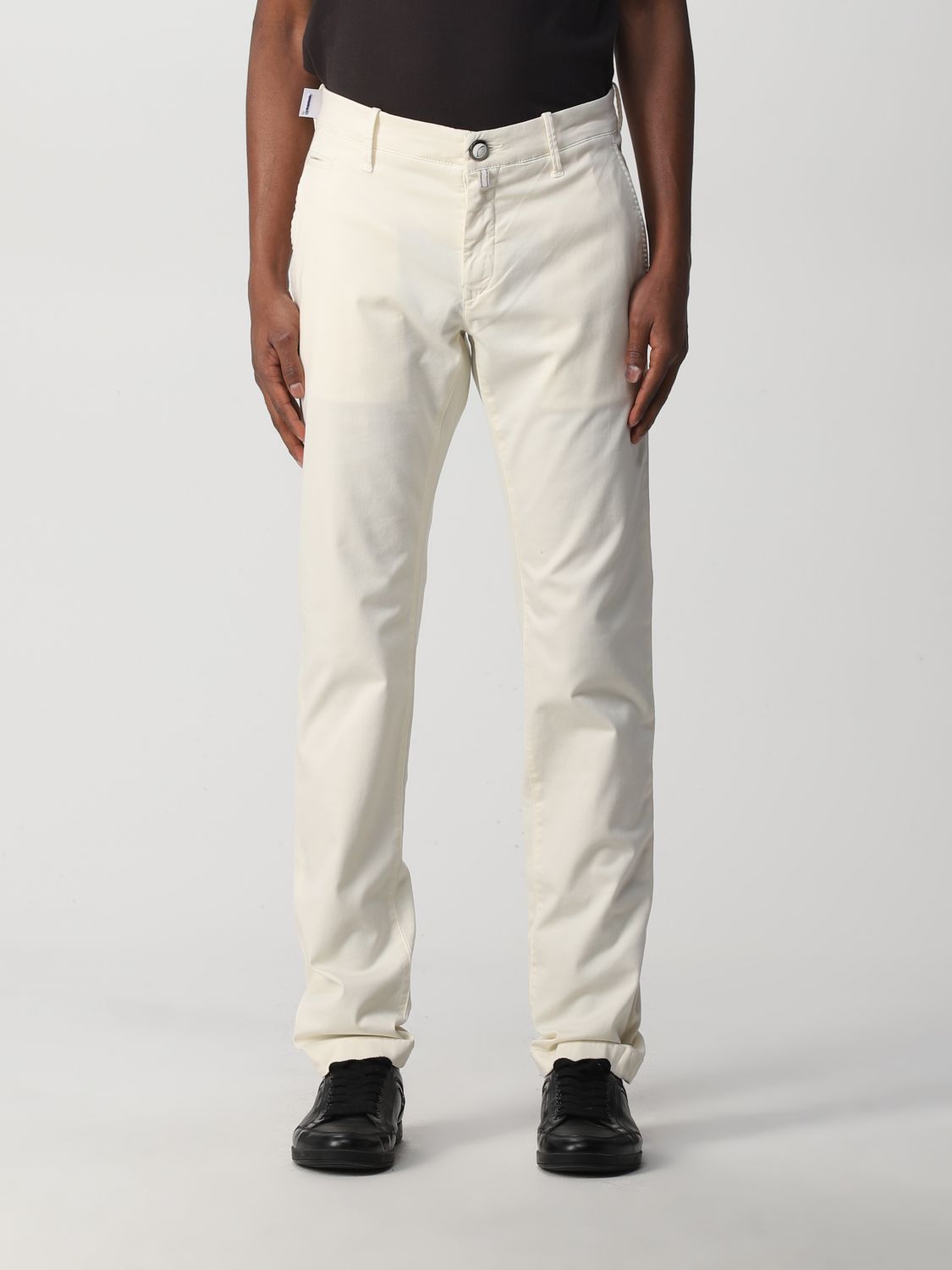 JACOB COHEN: pants for man - White | Jacob Cohen pants P00101S3756 ...