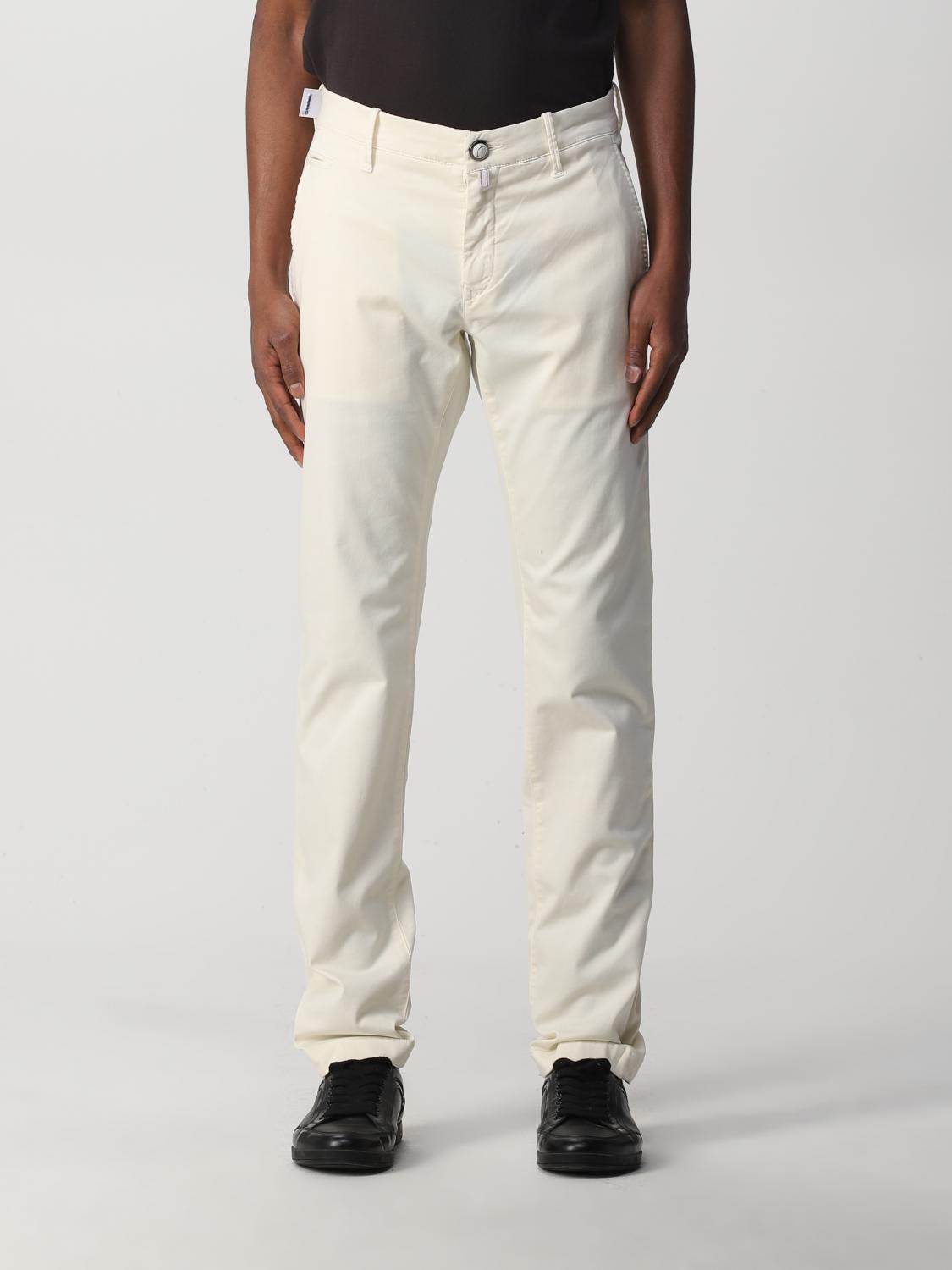 JACOB COHEN: Pantalone uomo - Bianco | Pantalone Jacob Cohen P00101S3756  GIGLIO.COM