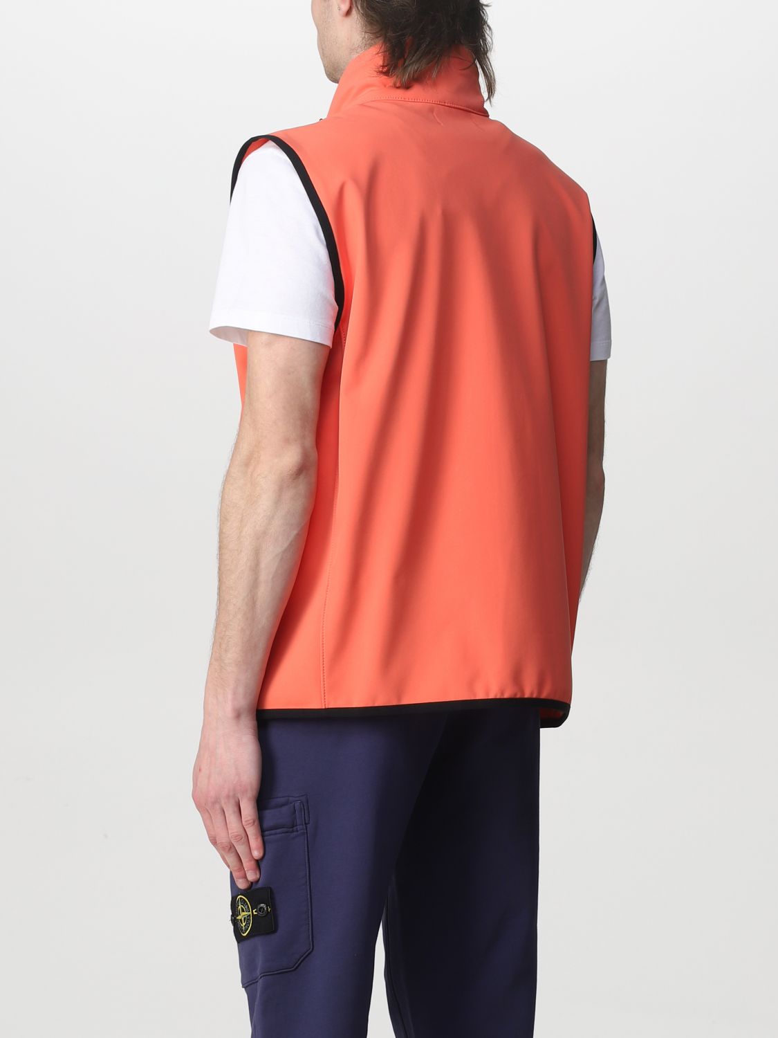 Waistcoat Stone Island: Stone Island vest in technical fabric orange 3
