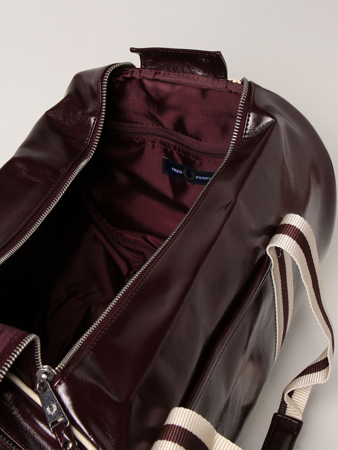 Travel bag Fred Perry: Fred Perry bag in synthetic leather wine 4