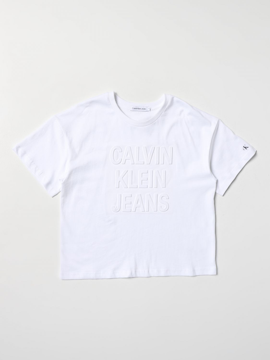 T恤 Calvin Klein: T恤 儿童 Calvin Klein 白色 1