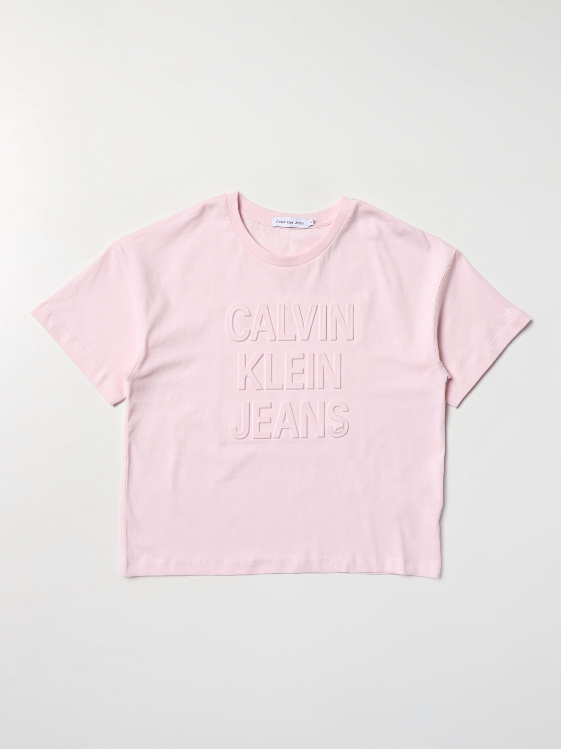 T恤 Calvin Klein: T恤 儿童 Calvin Klein 粉色 1