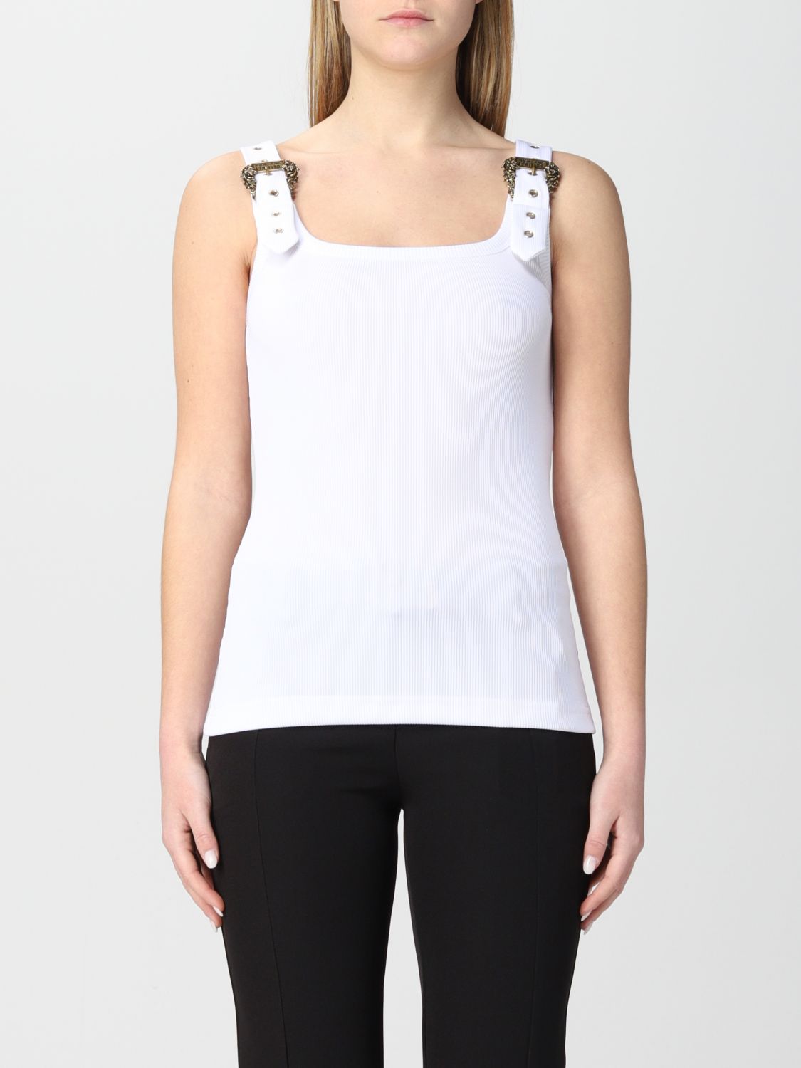 Top Versace Jeans Couture: Top mujer Versace Jeans Couture blanco 1