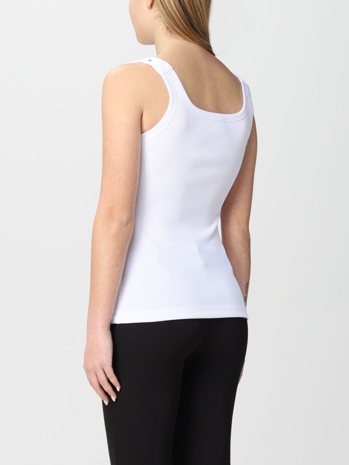 Top Versace Jeans Couture: Top mujer Versace Jeans Couture blanco 3