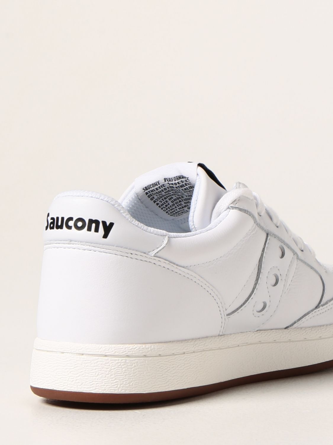 Sneakers Saucony: Sneakers Jazz Court Saucony in pelle bianco 1 3