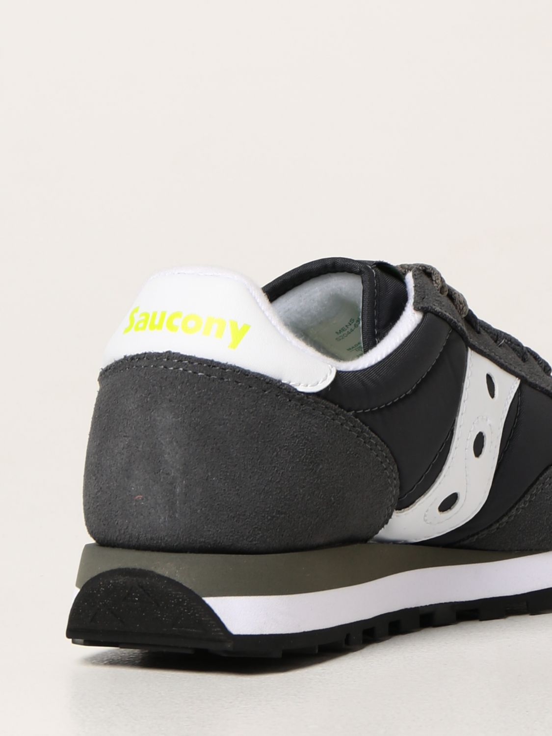 Sneakers Saucony: Sneakers Shadow Saucony in camoscio e tessuto nero 3