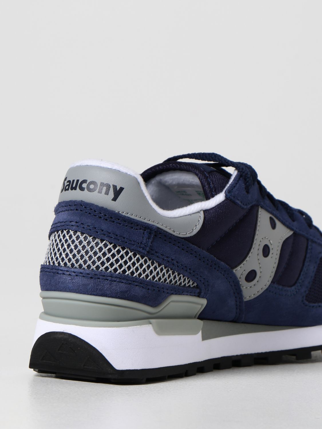 Sneakers Saucony: Sneakers Shadow Saucony in camoscio e tessuto blue 3