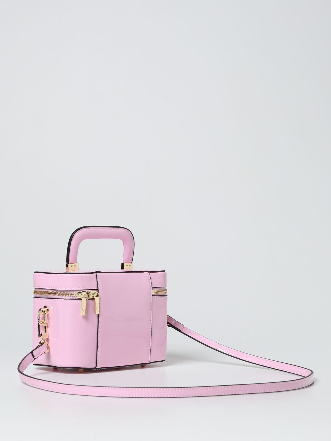 pink square purse