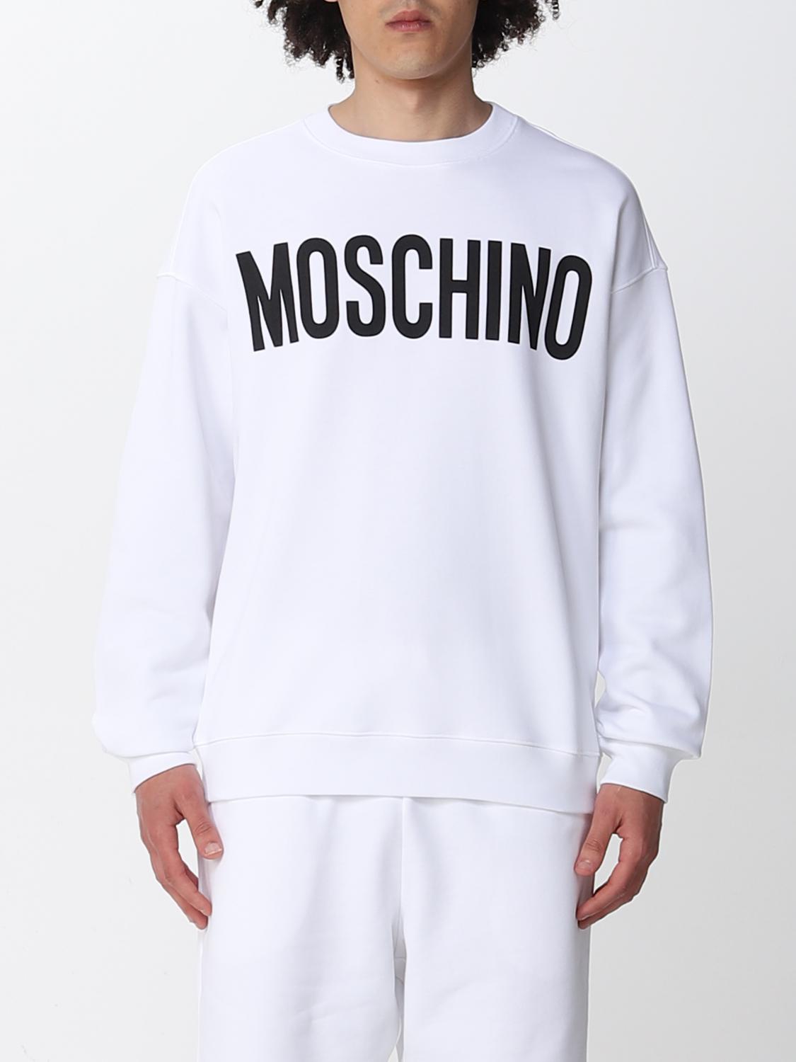 MOSCHINO COUTURE: Sudadera hombre - Blanco | Sudadera Moschino Couture  17010228 GIGLIO.COM