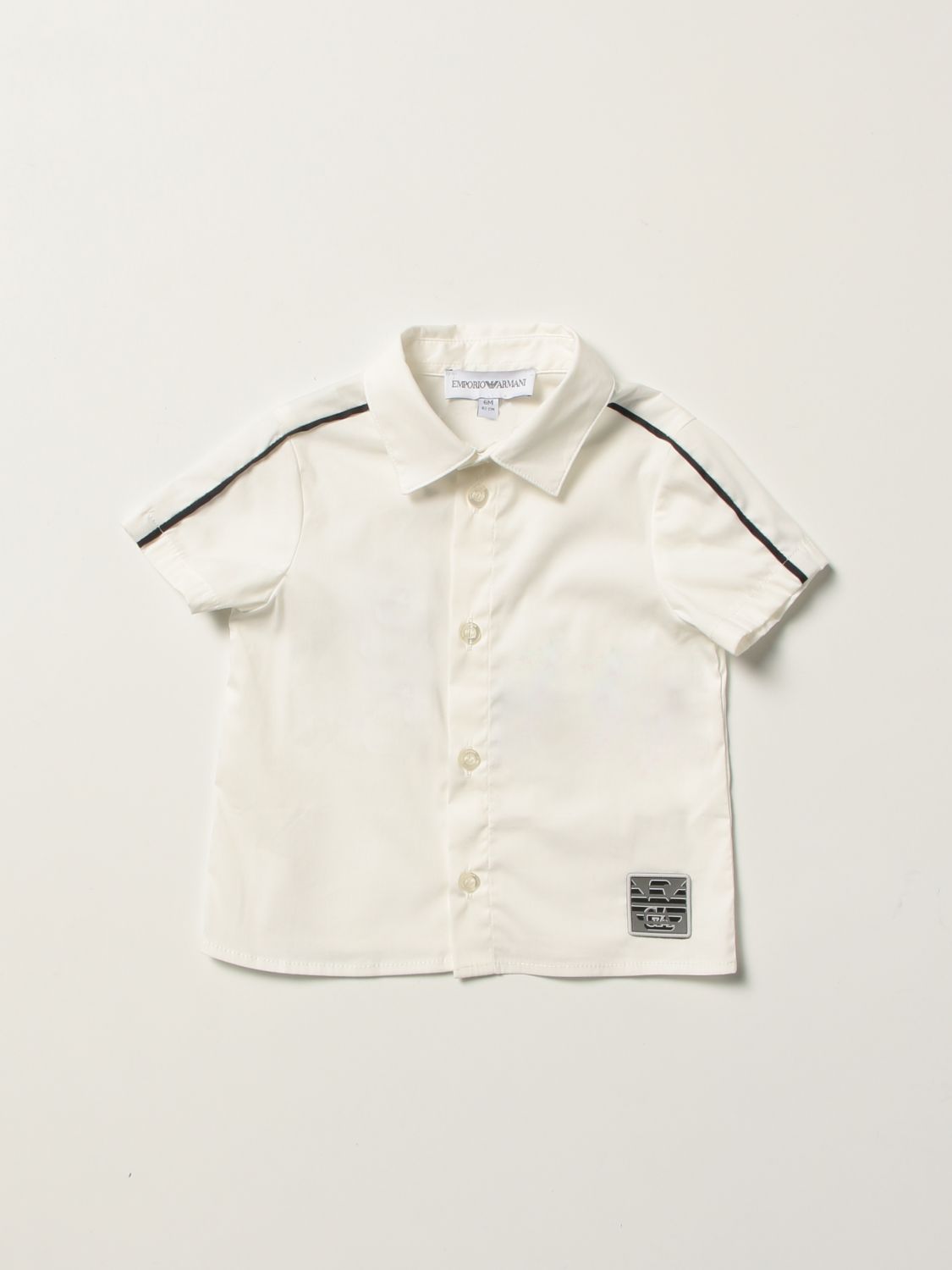 Shirt Emporio Armani: Emporio Armani cotton shirt white 1