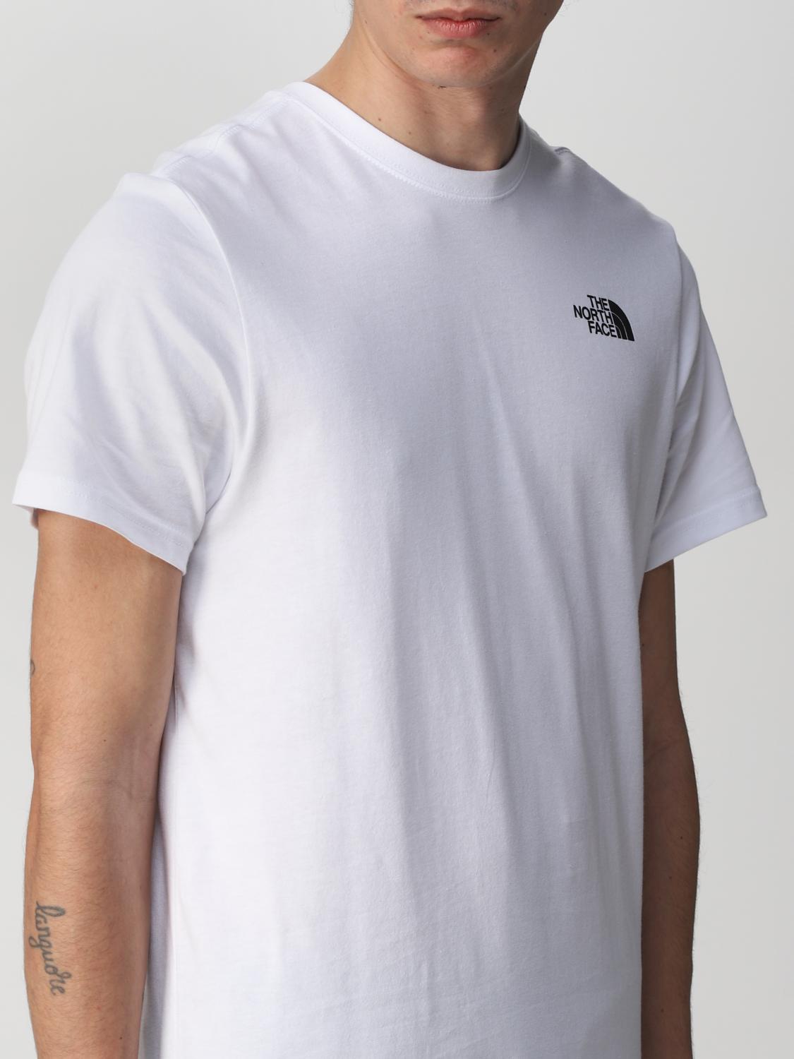 north face plain t shirts